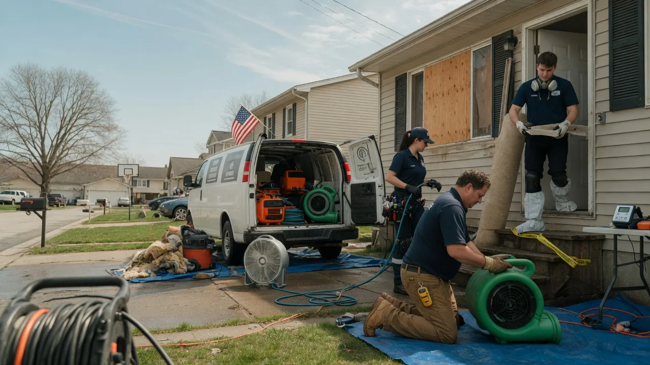 Water Damage Restoration in Mineral Point, WI near me